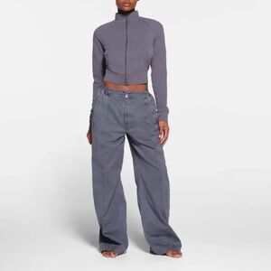 Skims Outdoor Woven Pant in Steel Blue